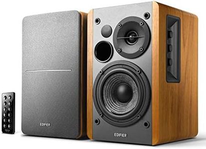 Edifier R1280DB Powered Bluetooth Bookshelf Speakers - Optical Input - Wireless Studio Monitors - 4 Inch Near Field Speaker - 42w RMS