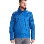 Marmot Men's Waterproof Jacket, Lightweight Hooded Rain Jacket, Windproof Raincoat, Breathable Windbreaker, Ideal for Running and Hiking, Dark Azure, S