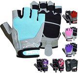 Mrx Women's Weight Lifting Gloves Workout Exercise & Fitness Pro Series (Sky Blue, Small)-CA