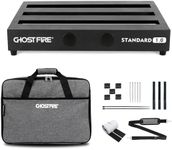 Ghost Fire Guitar Pedal Board Aluminum Alloy 2.75lb Effect Pedalboard 16.9"x12" with Carry Bag,V series (V-STANDARD 1.0)