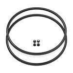 2 Pack 09905 Pressure Canner Sealing Ring with Automatic Air Vent & Overpressure Plug Replacement Gasket for Presto Pressure Canner 01710 01740 01750 01770 01780