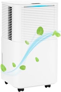 Nyxi 12L Home Dehumidifier, Clothes Drying Function, Continues Drainage, 24 Hours Timer, Removes Condensation, Damp, Moisture and Purifies Air, Ideal for Homes, Offices, Basements, Laundry