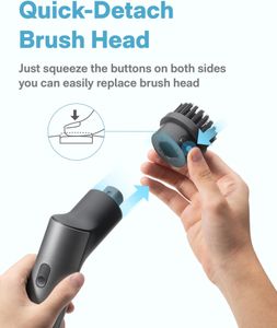HOTO Cordless Spin Scrubber – Rechargeable Electric Cleaning Brush