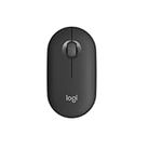 Logitech Pebble Mouse 2 M350s Slim Bluetooth Wireless Mouse, Portable, Lightweight, Customisable Button, Quiet Clicks, Easy-Switch for Windows, macOS, iPadOS, Android, Chrome OS - Graphite