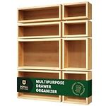 ROYAL CRAFT WOOD Bamboo Jewelry Organizer Box & Chests Set - Versatile Storage Solution for Makeup, Jewelry, and Bathroom Essentials (8 Boxes)