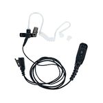 HEOPBIRD XPR 7550 7550e Earpiece for Motorola APX6000 APX4000 APX7000 XPR7580 XPR7580e XPR7350e XPR 6550 6580 6350 Two Way Radio Walkie Talkie with Covert Acoustic Tube Headset and Ptt Mic (1 Pack)