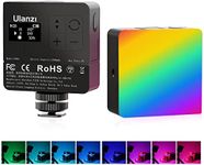 ULANZI VL49 Pro RGB Video Light, Mini Rechargeable LED Camera 360° Full Color Portable,2500-9000K Dimmable LED Panel Lamp w LCD Display,Photography Lighting Support Magnetic Attraction