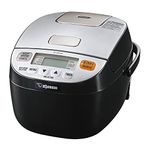 ZOJI NL-BAC05SB Micom Rice Cooker & Warmer, Silver Black