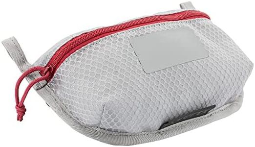 Vertx Overflow Pouches, Mesh Zipper Pouch for Tactical Gear, Backpack Accessories, Storage of Cables, Tool Kits, EDC Survival Bug Out Gear, 2 Pack, Ash Grey, Small