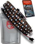 AZDelivery, WS2812B, Strip LED Lighting, 60 LEDs/m, 60 Pixels/m, RGB, Addressable LED Strip, with 5050 SMD LEDs, IP65, Black, Waterproof, Dustproof, Length: 5 m