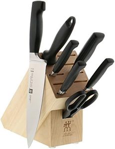 ZWILLING J.A. Henckels 35065-700 Four Star Anniversary 8-pc Knife Block Set,