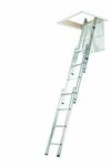 Abru Arrow 3 Section Aluminium Loft Ladder