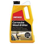 MOTHERS MO-05674 California Gold Carnauba Wash and Wax Car Shampoo, 64 oz.