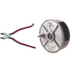 Klein Tools D201-7CSTA Linesman Pliers + Klein Tools 27400 Tie-Wire Reel