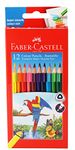 Faber-Castell Triangular Colour Pencils - Pack of 1 (Assorted)