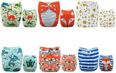 ALVABABY Cloth Diaper One Size Adju