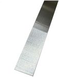 Epic QT 304 Brushed Stainless Steel Finishing Sheet Metal Gap Filler Trim Strip, 20ga (1.5 inches x 36 inches ), Silver