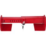 VEVOR Shipping Container Lock, 9.84"-17.32" Locking Distance, Bright Red Powder-Coated with 2 Keys, Secure Your World