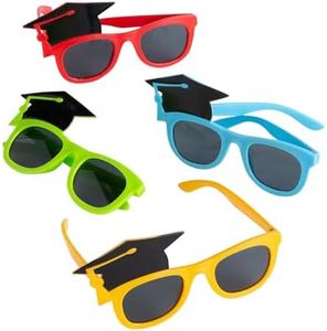 Fun Express GRAD GLASSES FOR KIDS - Apparel Accessories - 12 Pieces
