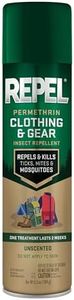 Repel Permethrin Clothing & Gear Insect Repellent, Use on Outdoor Gear, Tents and Sleeping Bags, Repels Mosquitoes, Ticks, Mites, (Aerosol Spray), 6.5 Fl Oz (Pack of 6)