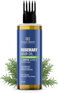 Botanic Hearth 100% Pure Rosemary Oil for Hair Growth | Controls Hair Fall, Promotes New Hair Growth | Hair Strengthening Treatment for Healthy Nourished Hair | 150 ml