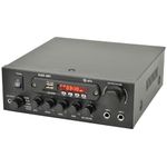 QTX | KAD-2BT Digital Stereo Amplifier Bluetooth 110W | AV Receiver Stereo HiFi Amp | Class D, FM, USB, SD, Echo, Mic, RCA, Home Cinema, Turntable, DJ, Streaming, Karaoke, TV, Desktop, Speaker System