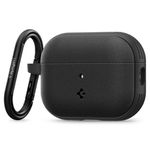 Caseology by Spigen Vault Designed for Airpods Pro 2nd Generation Case (2022/2023/2024) Drop Protection Cover with Carabiner - Matte Black