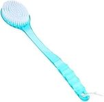 Body Brush Back Scrubber Long Handle Bath Shower Brush Non Slip Handle Exfoliating Brush Back And Body Scrubber Scrub Massage Bathing Brush Cellulite Removal & Lymphatic Drainage Ideal for Men & Women