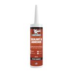 Liquid Rubber Caulk - Hybrid Silicone Adhesive and Protective Sealant, White, 1 Pack