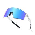 GoHZQ Polarised Sports Sunglasses for Men Womens Polarized Cycling Sunglasses UV400 Protection TR90 Superlight Frame Glasses for Skiing, Running