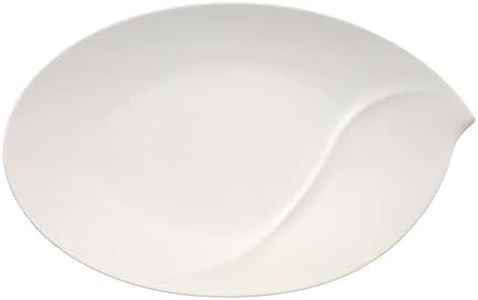 Villeroy & Boch, Flow, Oval Serving Plate, Premium Porcelain, 47 cm, White