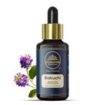 Wildflower Essentials Bakuchi Oil (Babchi) Cold Pressed Pure & Natural for Skin, Hair with Glass Dropper 30ml