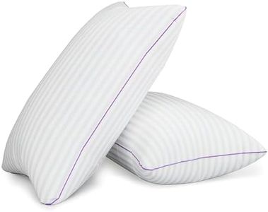 VAINOC Pillows King Size Set of 2,Breathable Hotel Collection Bed Pillows for Sleeping Medium Firm Down Alternative Microfiber Filled,20 x 36 Inches