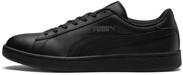 Puma Men's Smash V2 L Sneaker, Black / Black, US 11.5