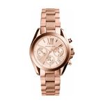 Michael Kors Mini Bradshaw Stainless Steel 36mm Chronograph Watch, Rose Gold Tone/36MM, Standard, MK5799 - Bradshaw Mini