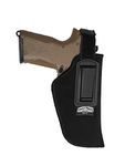 Uncle Mike's Kodra Nylon Inside-The-Pant Holster with Retention Strap (Black, Size 15, Right Hand)