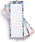 Jot & Mark Shopping List Pads Floral Print | Elegant Notepads for Groceries and To-Do Lists (Set of 3)