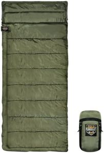 RhinoKraft Camping Sleeping Bag - 3 Season Warm & Cool Weather - Summer, Spring, Winter, Lightweight, for Adults & Kids - Camping Gear Equipment, Traveling and Outdoors