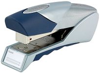 Rexel Gazelle Half Strip Stapler, 25 Sheet Capacity, Plastic Body, Blue and Silver, 2100011