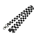 inking house Chequered flag Lanyard - neck strap, ID HOLDER Safety breakaway clip Racing