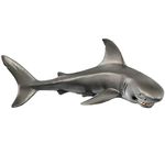 1 Pcs Smile Shark Figurines Aquarium Decor, Sealife Replica Aquarium Ornament with Cunning Smile Thrilling Fish Tank Landscape Wild Decoration Accessories