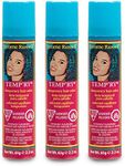 Jerome Russell Temp'ry Spray-on Burgundy Hair Color, 2.2oz x 3 pack