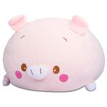 CUEBEAR Stuffed Animal Storage Bean Bag Chair Cover for Kids Pink Pig Plush Bean Bag Chair for Girls Large Size Toy Organizer Cover Only Without Filling