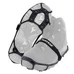 Yaktrax Spikes Ice Trekkers, Black, Large/X-Large