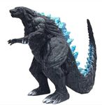 Blue Aura Dinosaur Toys for Kids Big Size Height -22CM King of Monster Toys PVC Dinosaur Action Figures Soft Touch Vinyl Plastic Dinosaur Model Toy Gifts for Kids (Blue)