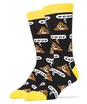 Poop Emoji Men's Crew Socks