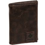 Columbia Men's RFID Blocking Lofton Trifold Security Wallet, Brown, One Size