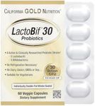 California Gold Nutrition LactoBif Probiotics 30 Billion CFU 60 Veggie Capsules