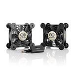 AC Infinity MULTIFAN S5, Quiet Dual 80mm USB Fan, UL-Certified for Receiver DVR Playstation Xbox Computer Cabinet Cooling