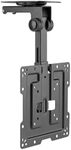 Beetronic 19 to 43" TV Ceiling Mount Bracket Fold Up Down Away Flip Sloping Loft Roof